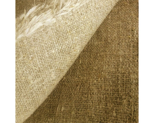 Burlap fabric linen 100% brown 