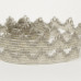 Decorative lace ribbon grey