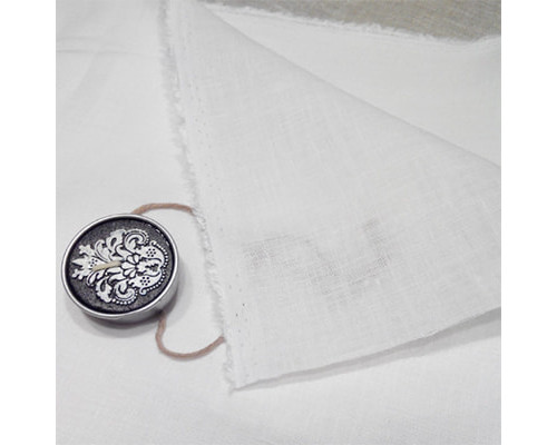 Linen fabric 100% white colour bedding